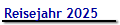 Reisejahr 2025